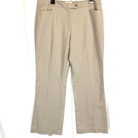 CALVIN KLEIN Beige MODER NFIT Dress Pants ~sz 14 - Picture 1 of 8